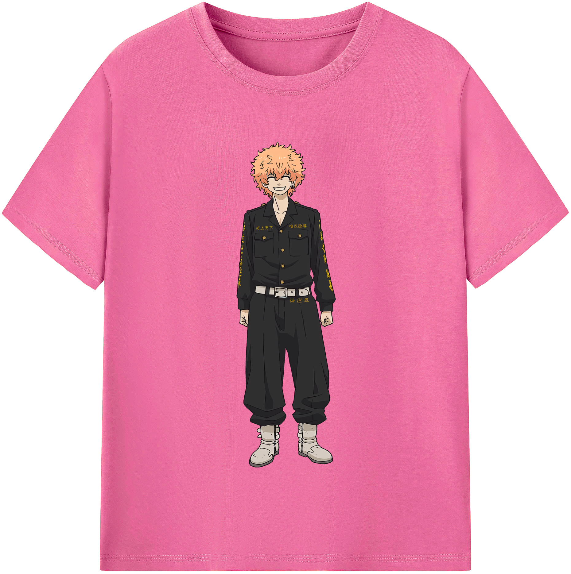 （画像用） 東京リベンジャーズ Tokyo Revengers レディースカジュアルプリントTシャツ（綿100％）